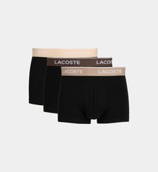 Lot de 3 boxers en coton stretch Lacoste