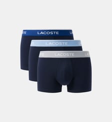 Lot de 3 boxers en coton stretch Lacoste