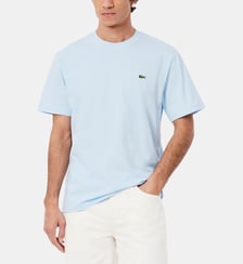 T-shirt droit uni coton Lacoste