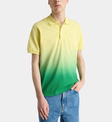 Polo droit logo en coton Lacoste