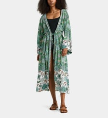Kimono long Ottie floral Galeries Lafayette
