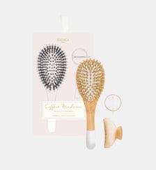 Coffret Madame brosse - barrette ronde dorée et pince ivoire Bachca