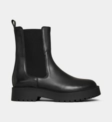 Boots Chelsea Teddy cuir Galeries Lafayette