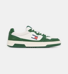 Baskets basses en cuir signature Tommy Hilfiger