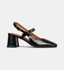 Escarpins slingback Vaele cuir Galeries Lafayette