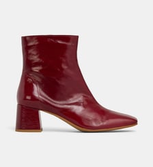 Bottines à petits talons Vaea cuir Galeries Lafayette