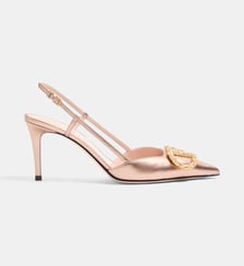 Escarpins sling back signature Valentino Garavani