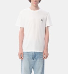 T-shirt droit en coton signature Valentino Garavani