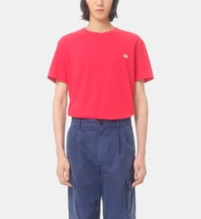 T-shirt droit en coton signature Valentino Garavani