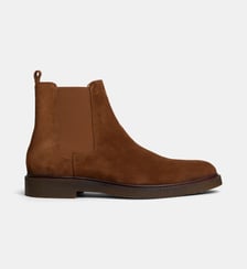Boots Chelsea Nazaire en croûte de cuir 
 Comptoir GL