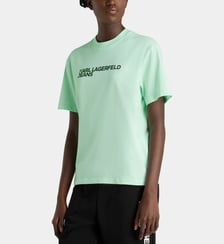 T-shirt droit Essential coton bio Karl Lagerfeld Jeans