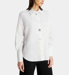 Chemise droite Karl Snap coton popeline  Karl Lagerfeld