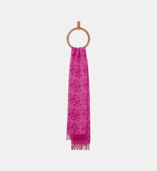 Echarpe à motif monogrammé en laine et cachemire Loewe
