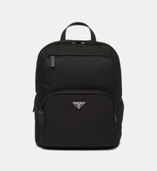 Sac à dos en Re-Nylon et cuir Saffiano Prada