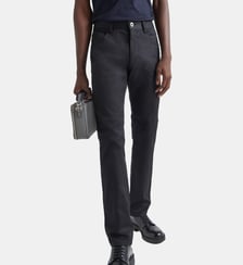 Jean droit en coton Prada