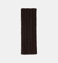 Écharpe cachemire homme maille torsadée Prada