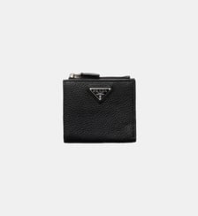 Portefeuille en cuir signature Prada