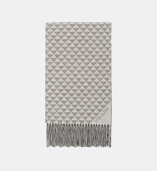Écharpe en laine mélangée monogrammée Prada