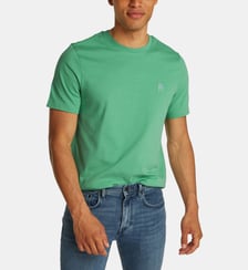 T-shirt droit coton griffé Tommy Hilfiger