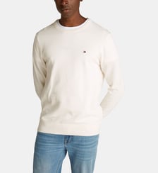 Pull droit en coton Tommy Hilfiger
