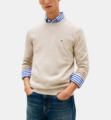 Pull droit en coton Tommy Hilfiger