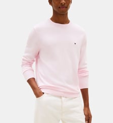 Pull droit en coton Tommy Hilfiger
