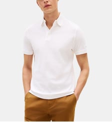 Polo droit coton texturé Tommy Hilfiger