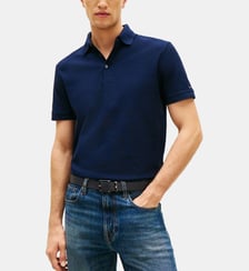 Polo droit coton texturé Tommy Hilfiger