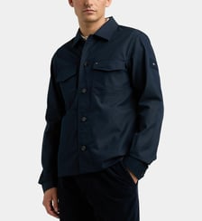 Surchemise droite en coton mélangé Tommy Hilfiger