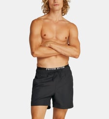 Short de bain en nylon double ceinture siglée Calvin Klein
