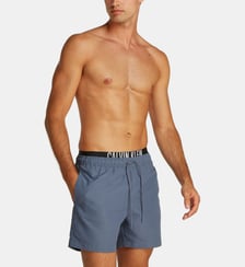 Short de bain en nylon double ceinture siglée Calvin Klein