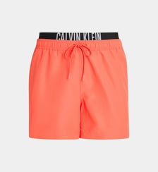 Short de bain en nylon double ceinture siglée Calvin Klein
