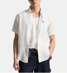 Chemisette custom fit en lin Polo Ralph Lauren