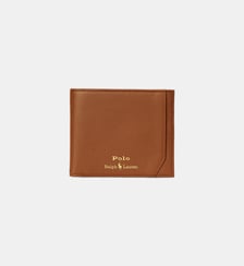 Portefeuille en cuir signature Polo Ralph Lauren