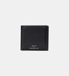 Portefeuille en cuir grainé Polo Ralph Lauren