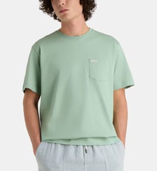 T-shirt droit en coton signature Guess Jeans