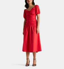 Robe longue de soirée Nathalie coton bio OpéraSPORT