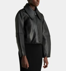 Blouson Rowani cuir  By Malene Birger