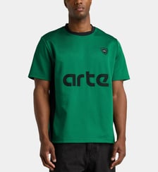 T-shirt façon football signature à empiècement Arte