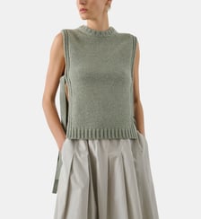 Plastron droit Uzel en laine Soeur