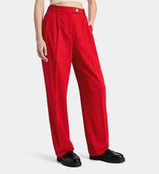 Pantalon tailleur large à pinces Sofia Richie Grainge x Tommy Hilfiger Tommy Hilfiger