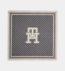 Foulard Premium Beach siglé en lin Tommy Hilfiger