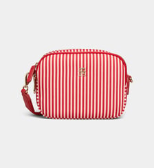 Sac à main Poppy Summer Camera à rayures Tommy Hilfiger