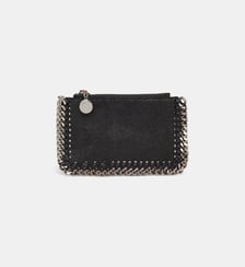 Porte-cartes zippé Shaggy Deer gourmette vegan Stella McCartney