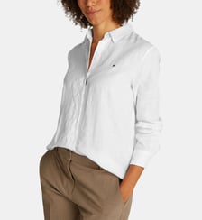 Chemise droite en lin Tommy Hilfiger