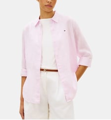 Chemise droite en lin  Tommy Hilfiger