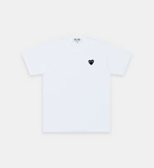 T-shirt droit coton logo cœur Comme des Garçons PLAY