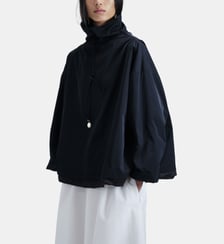 Sweat ample détail perle en taffetas Carven