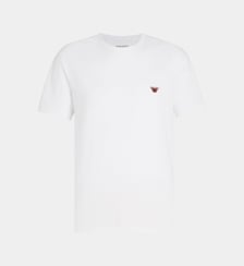 Maillot de corps fluide en coton mélangé stretch Emporio Armani