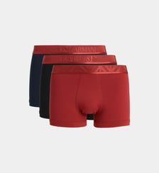 Lot de trois boxers en coton bio Emporio Armani